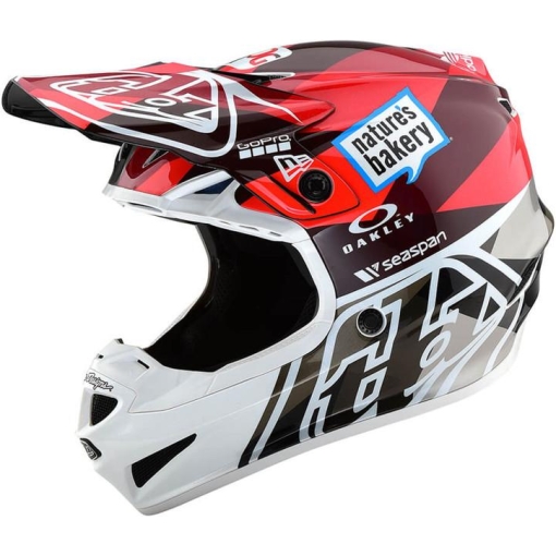 TLD SE4 Youth Polyacrylite Helmet, Jet Orange/gray
