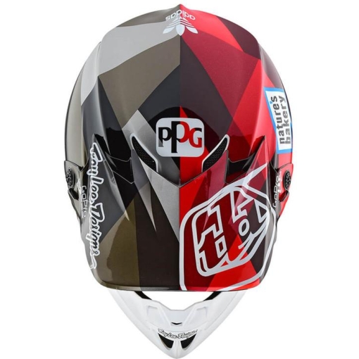 TLD SE4 Youth Polyacrylite Helmet, Jet Orange/gray - Image 3