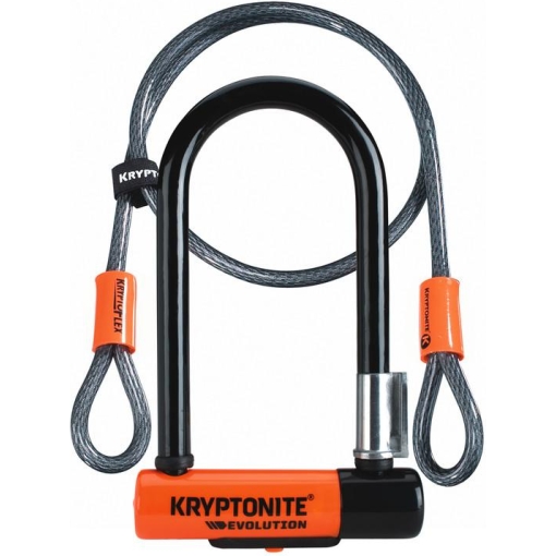Kryptonite Evolution Lite Mini7 U-Lukko + vaijeri