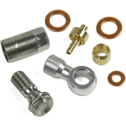 Hope 90 Deg Connector Complete - 5mm Black