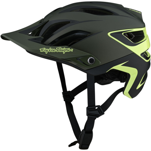 TLD A3 Mips Helmet, Uno Glass Green