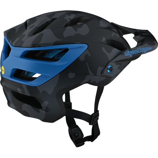 TLD A3 Mips Helmet, Uno Camo Blue - Image 2