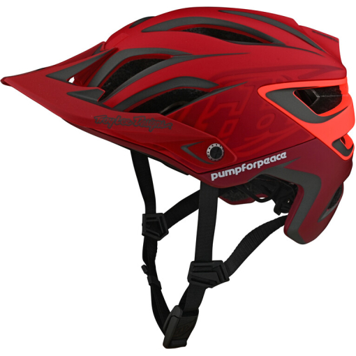 TLD A3 Mips Helmet, Pump For Peace Red
