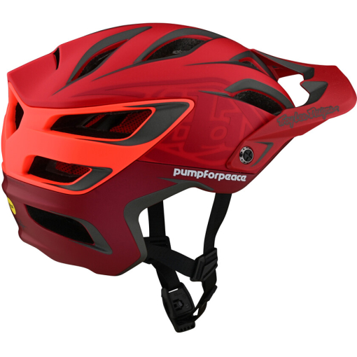 TLD A3 Mips Helmet, Pump For Peace Red - Image 2