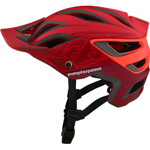 TLD A3 Mips Helmet, Pump For Peace Red - Image 3