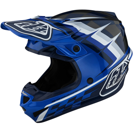 TLD SE4 Polyacrylite Helmet, warped Blue
