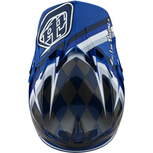 TLD SE4 Polyacrylite Helmet, warped Blue - Image 3