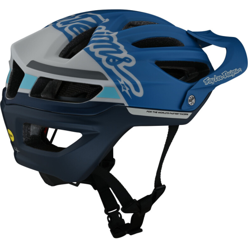 TLD A2 Mips Helmet, Silhouette Blue - Image 3