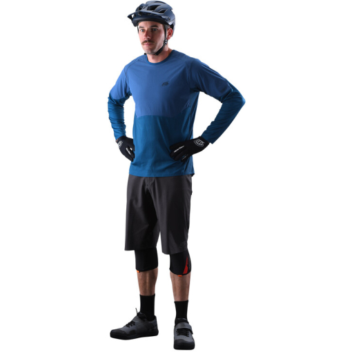 TLD Drift LS Jersey, Dark Slate Blue - Image 3