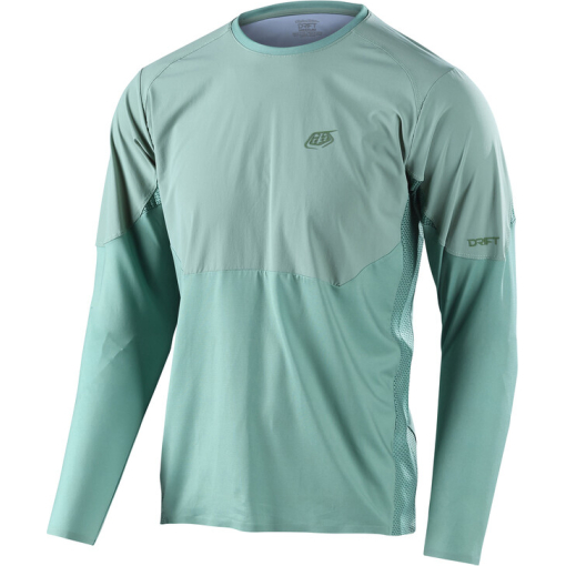 TLD Drift LS Jersey, Glass Green