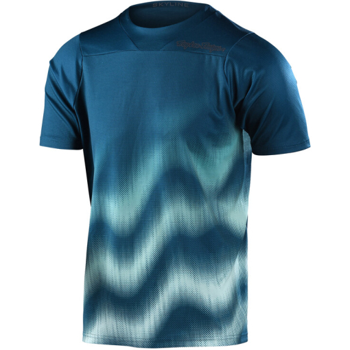 TLD Skyline SS Jersey, Wave Jungle Green