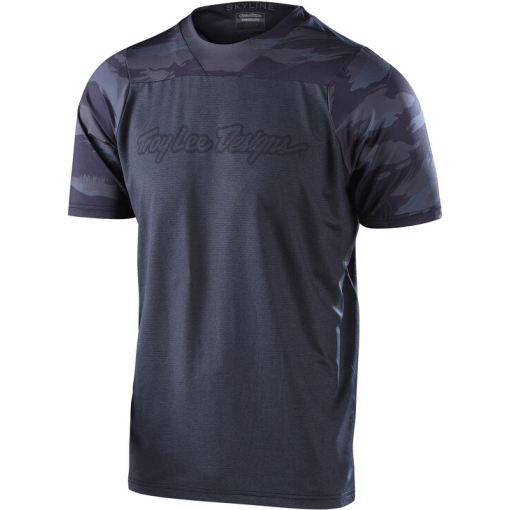 TLD Skyline SS Jersey, Signature Camo Heather Black / Black