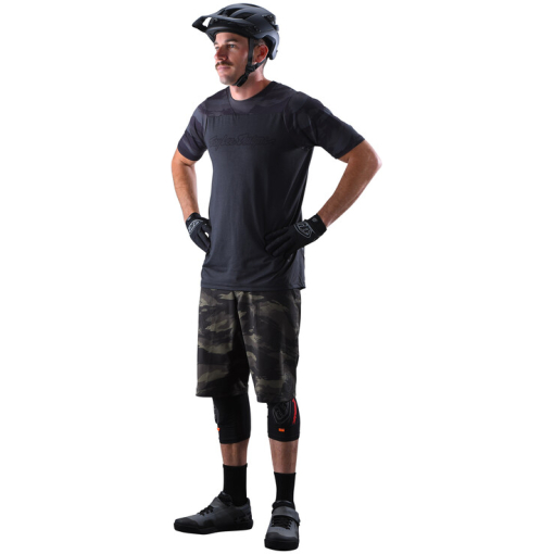 TLD Skyline SS Jersey, Signature Camo Heather Black / Black - Image 3