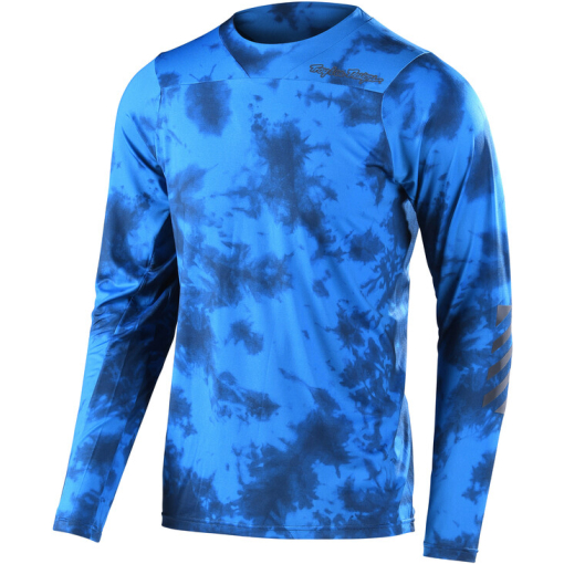 TLD Skyline LS Jersey, Tie Dye Slate Blue