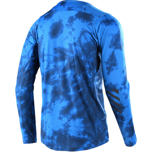 TLD Skyline LS Jersey, Tie Dye Slate Blue - Image 2