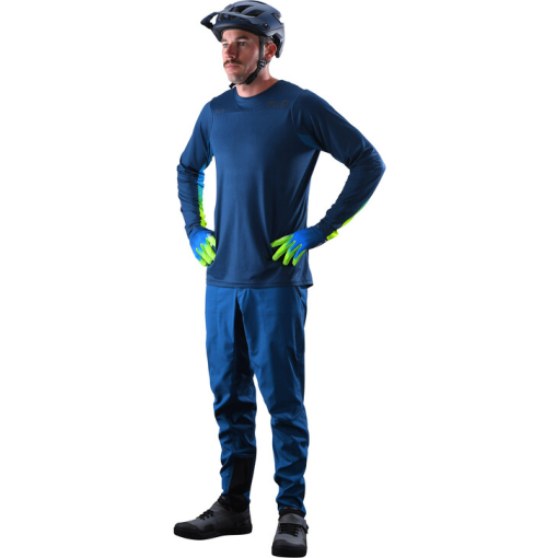 TLD Skyline LS Jersey, Jet Fuel Navy - Image 3