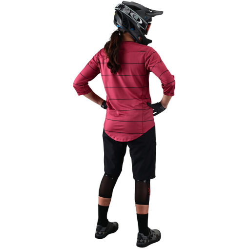 TLD Wmns Mischief Jersey, Pinstripe Elderberry - Image 5