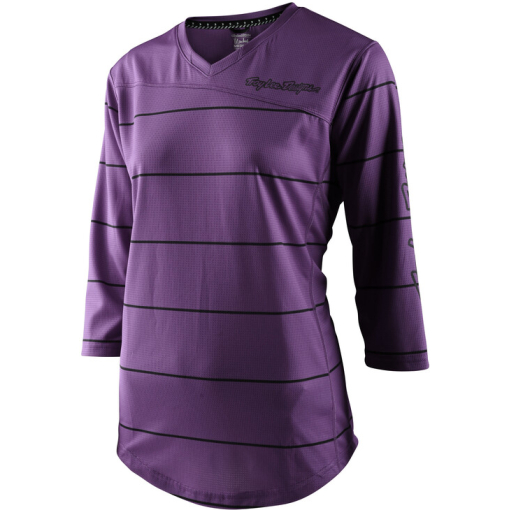 TLD Wmns Mischief Jersey, Pinstripe Orchid