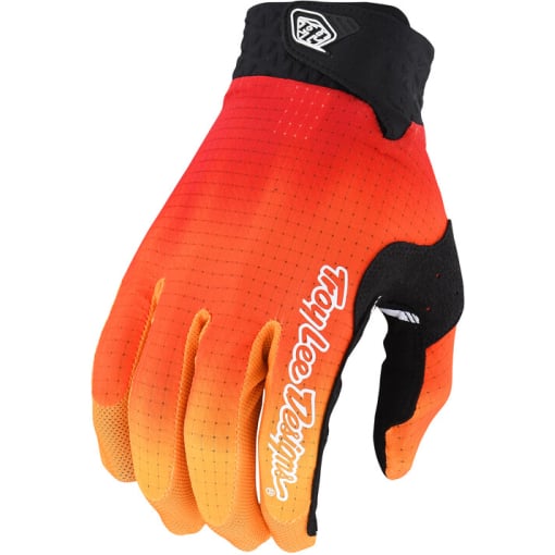 TLD Air Glove, Jet Fuel Black / Red