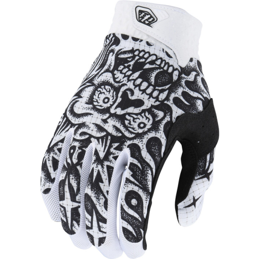 TLD Air Glove, Skull Demon White / Black