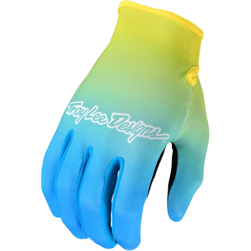 TLD Flowline Glove, Faze Blue / Yellow
