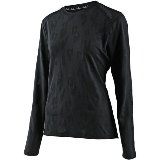 TLD Wmns Lilium LS Jersey, Jacquard Black
