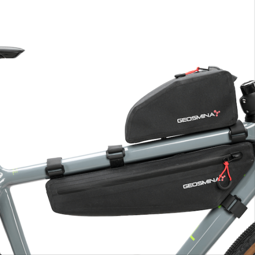 Geosmina Small Frame Bag Gravel - Image 3