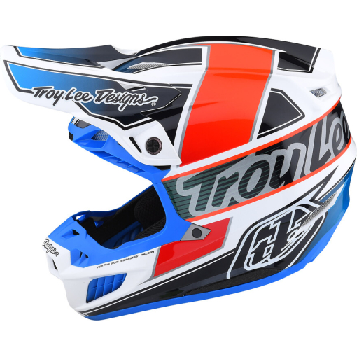 TLD SE5 composite Helmet, team orange/Blue - Image 2
