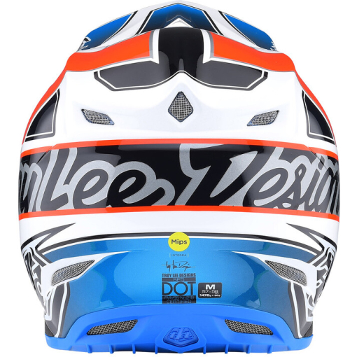 TLD SE5 composite Helmet, team orange/Blue - Image 3