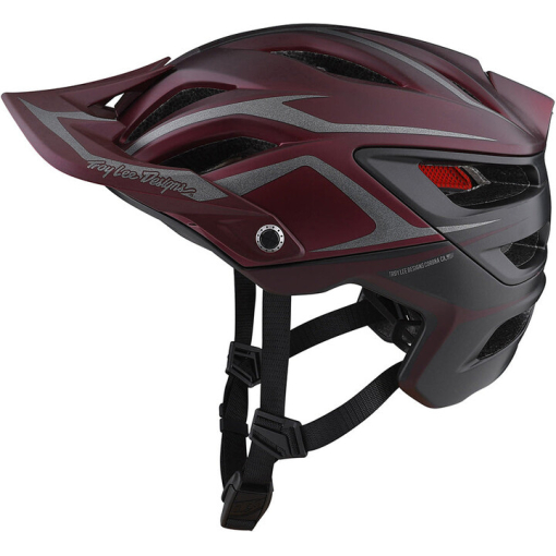 TLD A3 Mips Helmet, Jade Burgundy - Image 3