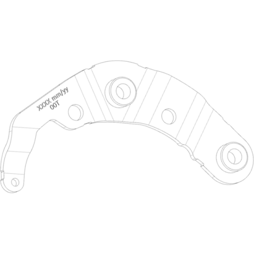 Bosch Mounting plate, long left (BDU37YY)