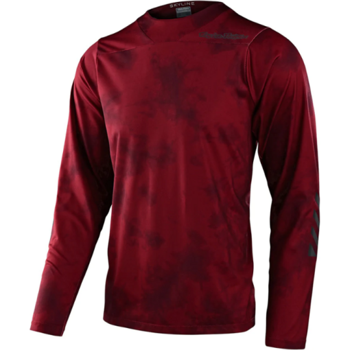 TLD Skyline Ls Chill Jersey, Tie Dye Wine