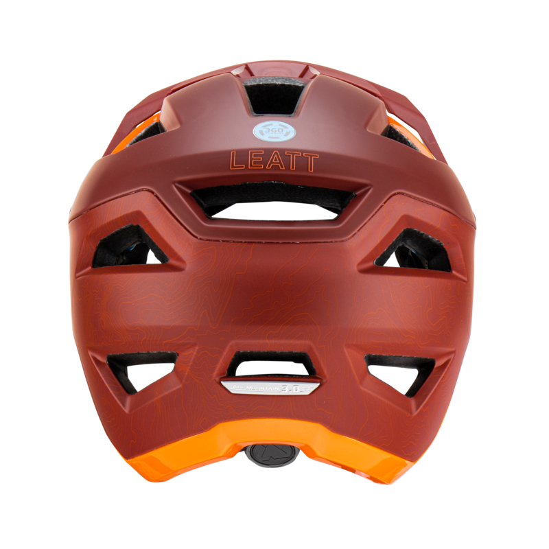Leatt Casco MTB AllMtn 1.0 V23 - Leggero Con Tecnologia 360° Turbine, Taglia L (59-63cm), Stealth