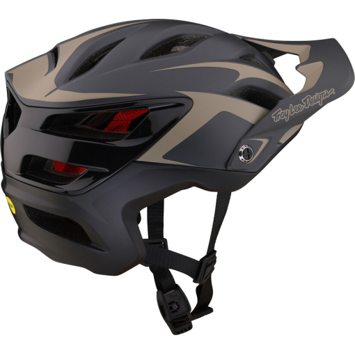 TLD A3 Helmet, Fang Charcoal/Phantom - Image 3
