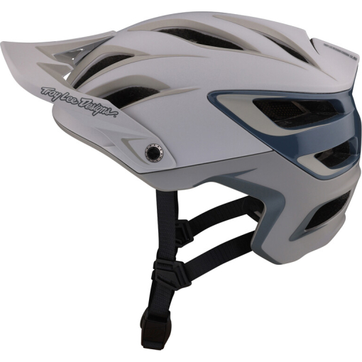 TLD A3 Helmet, Uno Light Gray - Image 2
