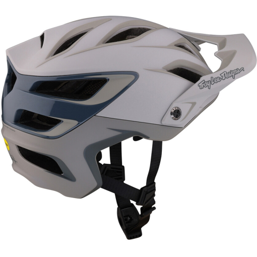 TLD A3 Helmet, Uno Light Gray - Image 3