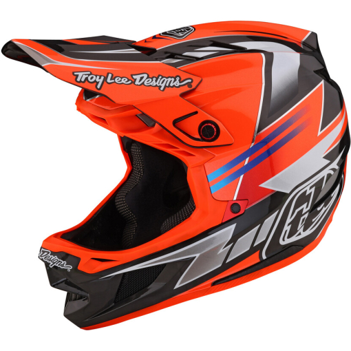 TLD D4 Carbon Helmet, Saber Red