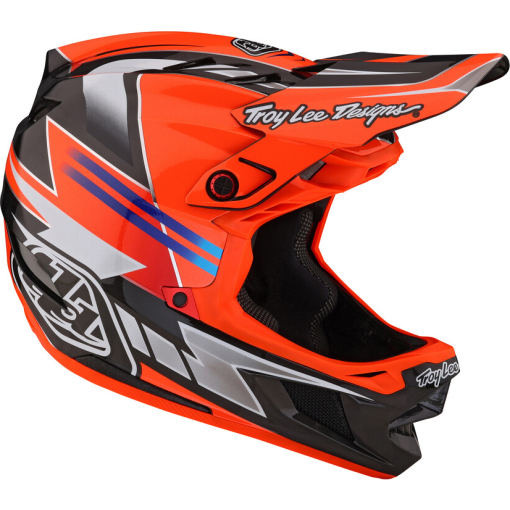 TLD D4 Carbon Helmet, Saber Red - Image 2