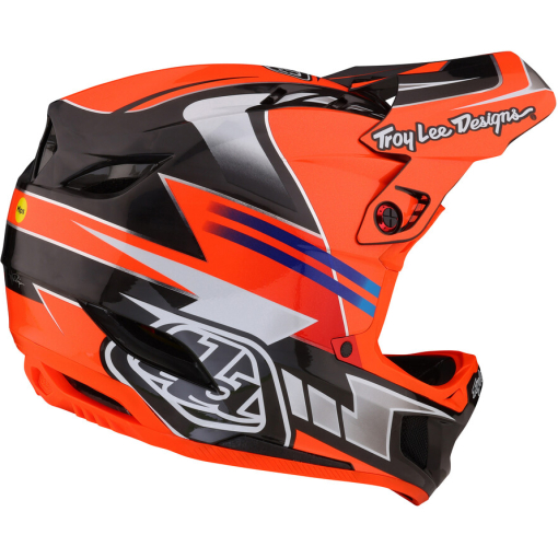 TLD D4 Carbon Helmet, Saber Red - Image 3