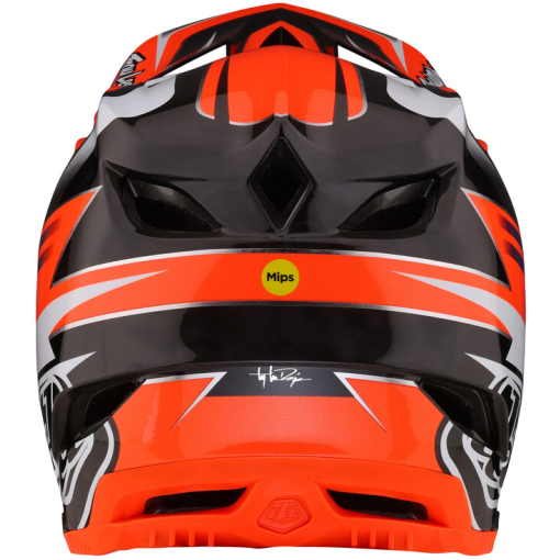 TLD D4 Carbon Helmet, Saber Red - Image 5