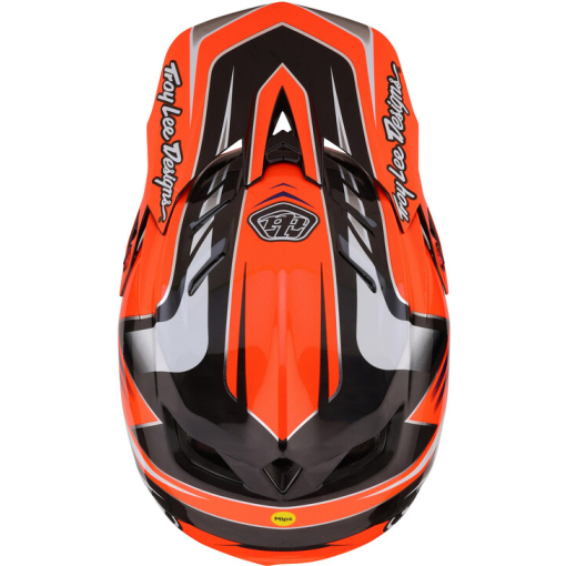 TLD D4 Carbon Helmet, Saber Red - Image 6