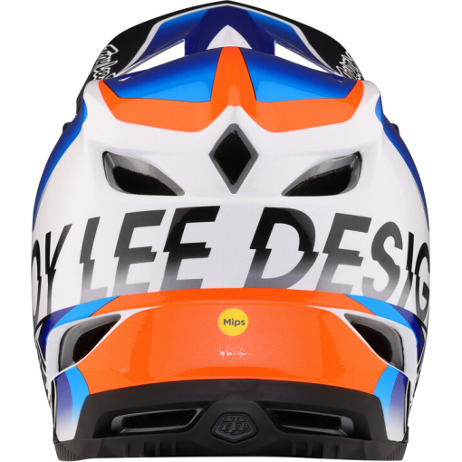TLD D4 Composite Helmet, Qualifier White/Blue - Image 5