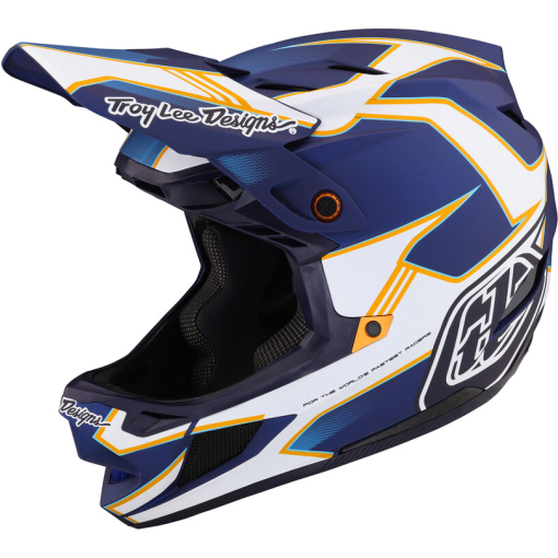 TLD D4 Composite Helmet, Matrix Blue