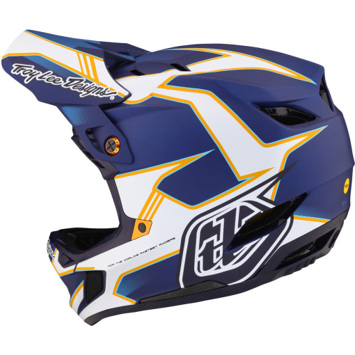 TLD D4 Composite Helmet, Matrix Blue - Image 4