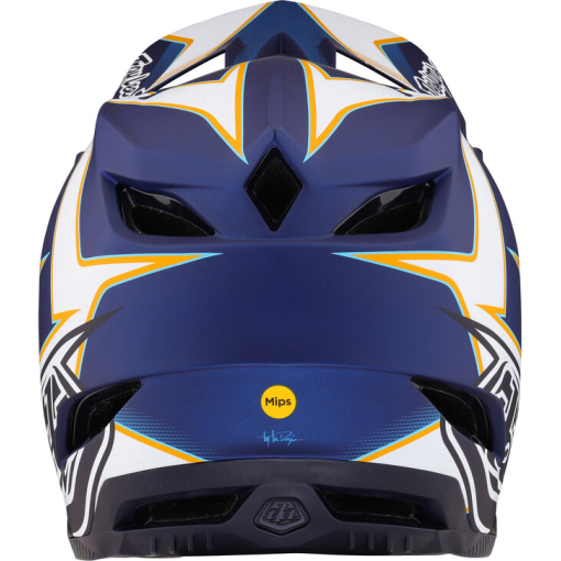 TLD D4 Composite Helmet, Matrix Blue - Image 5