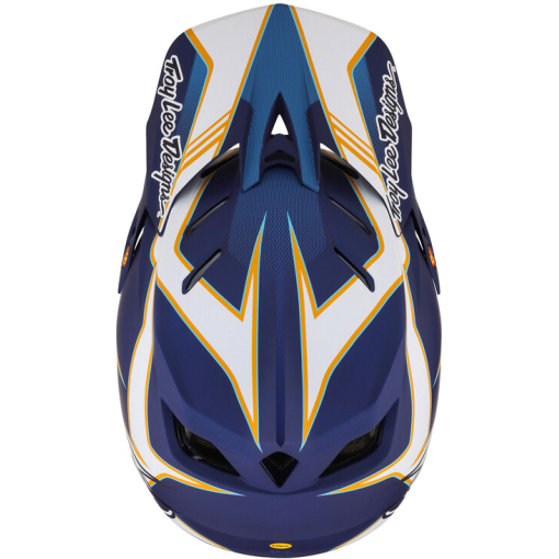 TLD D4 Composite Helmet, Matrix Blue - Image 6