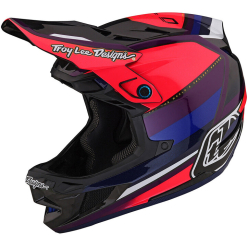 TLD D4 Carbon Helmet, Reverb Pink/Purple