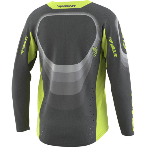 TLD Youth Sprint Jersey, Reverb Charcoal - Image 2