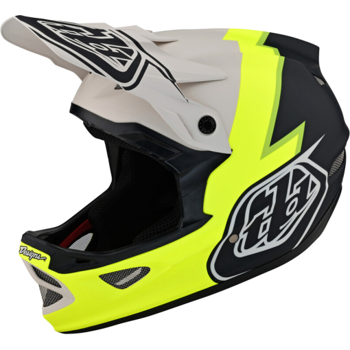 TLD D3 Fiberlite Helmet ,Volt Flo Yellow