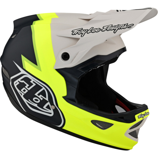 TLD D3 Fiberlite Helmet ,Volt Flo Yellow - Image 2